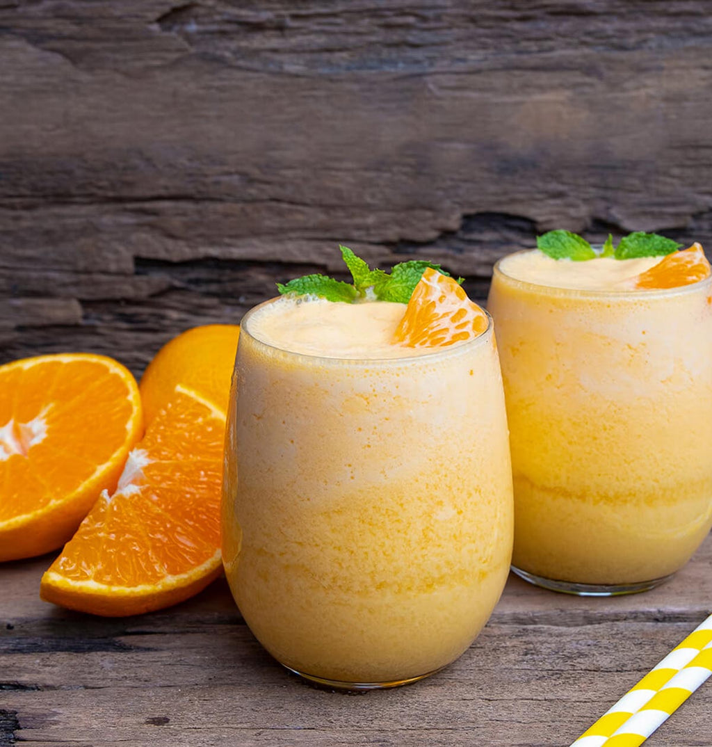Smoothie με Χυμό Πορτοκαλιού